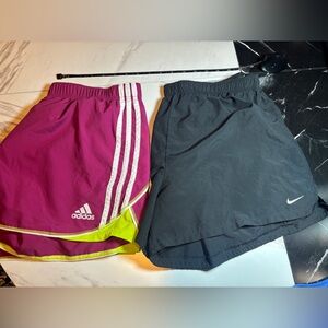 adidas and Nike short Set - Both size Large